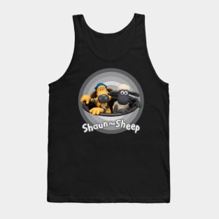 Vintage TV Series The Sheep Cartoon Shaun Tank Top